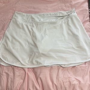 Only worn once, white tennis skirt!